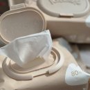 릴리유 | 크리넥스 종이물티슈 80매 캡형 천연펄프 생분해성 물티슈