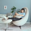 자연의 의자 | 거실 인테리어의 완성 코웨이 비렉스 페블체어2 안마의자 설치 후기