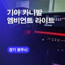 신형카니발 엠비언트라이트 시공후기 전국문의가능 카니발순정엠비언트 실내등튜닝