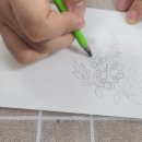 플러스펜 수채화 캘리그라피 이미지