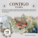 양재꽃시장 찍고 고터꽃시장갔다가 꼰띠고플로라에서 꽃다발 만들기
