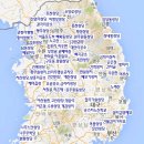 한국의 성지111곳과 사적지 71곳 순례 코스, 지도 주소 이미지