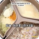 8개월 아기 후기이유식 시작ㅣ 밥솥 칸막이로 3끼 3일치 만들기