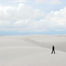 뉴멕시코의 '하얀 모래 포슬린 사막' 이미지