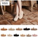 호주 오즈웨어 메리제인 키높이 플랫폼 통굽 양털 로고 스트랩 이미지