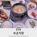 합성동297 | 합성동 백반 맛집 '보금식당' 혼밥 후기