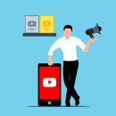 스마트폰 동영상 크리에이터 이미지