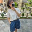 여름 반바지 데님 밴딩 숏팬츠 착용후기 [라온썸]