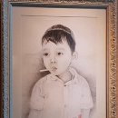 콩테연필초상화 이미지