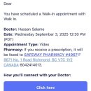 워크인WALKIN | 밴쿠버 온라인 닥터 진료 보기/라이프랩 예약 및 검사 결과