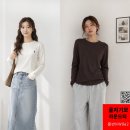 (여)기모 골지 라운드 티(062) 이미지