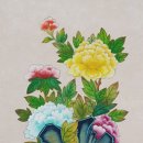 행복한 민화 그리기 이미지