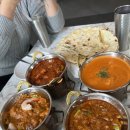 사당역 12번 출구 앞 | 사당역 아그라 세트 메뉴(커리, 라씨, 탄두리 치킨, 난, 샐러드)