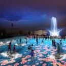 동구청 분수대 이미지