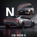 신형 아반떼 N 오버휀더 적용된다 이미지