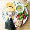 캐릭터 푸드아트 이미지