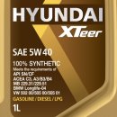 TOP엔진 | 현대오일뱅크 엑스티어(XTeer) 탑(TOP) 5W40 API SN규격 엔진오일 이용후기