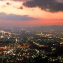 남한산성 야경 파노라마 이미지