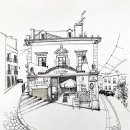 일상을 드로잉하는 어반스케치 이미지