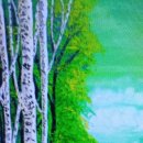 나의 그림 3탄 자작나무 이미지