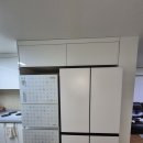 안산천동로1 | 주방 붙박이 수납장 높이 리폼 작업 냉장고 공간 만들기