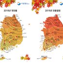 [기상청]2015년 단풍 예보 이미지