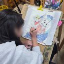 한국화 | 아이가 푹 빠진 토요일 오전 태전동 문 미술학원 한국화 수업 후기