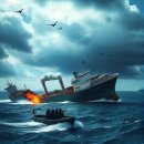 1. Q: Can the attack on the cargo ship be justified? A: No, such violence cannot be justified or