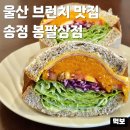 오늘의상점 | 울산 브런치 맛집 봉팔상점 북구 송정 카페 추천 단호박 바질모짜치즈샌드위치 후기