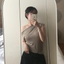 마시모두띠 세일 | 키작녀 린넨 블렌드 드레이프 언밸런스 탑 후기