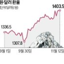 환율 1400원 돌파...2년만에 최고~ 이미지