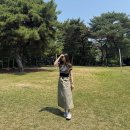 여자쇼핑몰 데일리룩 일상룩 여름반팔니트 밴딩롱스커트 무로 (muro)