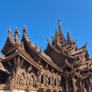 진리와바다 | 진리의 성전📌 파타야 3일차 마지막 관광(The Sanctuary of Truth) 후기｜지금도 만들어지고 있는 목조...