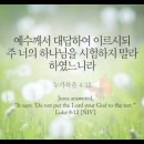 오늘의 '영어성경 사진'(952강) “주 너의 하나님을 시험하지 마라”(누가복음 4장 12절) 이미지