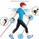 전신 걷기 운동 노르딕 워킹 이미지