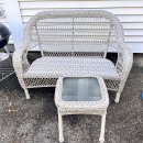 Outdoor loveseat & table set 야외의자테이블세트 이미지