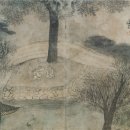 [옛 그림속 우리나무] 정선 ＜괴단야화도(槐壇夜話圖)＞ 속 회화나무 이미지
