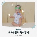 감성발달 꼼이놀이(6~9개월) | 생후 9개월 아기발달(잡고 일어설 준비, 낯가림, 박수치기) 이유식양 분유량 장난감 엄마일상 육아일기