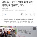 같은 주소 살아도 '세대 분리' 가능..가족관계·생계독립 고려 이미지