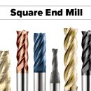 A flute on an end mill bit is the helical or spiral-shaped groove cut. 이미지