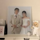 수원대형액자 | W26. 봉스튜디오 웨딩촬영 기본 액자 수령 후 수원대형액자에서 3만 원에 액자갈이한 후기