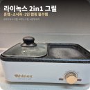 하나의 그릴로 이걸 다 해결했어요 — 라이녹스 2in1 그릴 실사용 후기