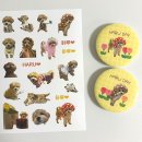 거울보는 강아지 | 🐶 반려견 굿즈 제작 후기｜비즈하우스 자유모양 스티커 &amp; 거울 만드는 방법 및 후기 (내돈내산)