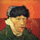 【고호Gogh (1853-1890), 자화상 Self Portrait Bandaged Ear and Pipe, 1889 】 이미지