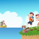 여름동화 이미지