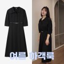 진주듀엘 | 결혼식 하객룩 블랙 원피스｜듀엘 L262PSE039 실착 후기 (30대 여름 코디)