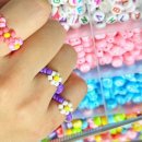 나만의 악세사리 | 루앤블리 악세사리부자재로 만든 나만의 꽃반지 &amp; 비즈팔찌 DIY 후기