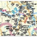 용수지맥 마지막 구간(금병산 ~ 바람재 ~ 일출봉 ~ 비학산 전망대 ~ 발림봉 ~ 금남면사무소 ~ 합수점) 이미지