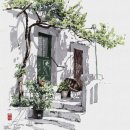 풍경을 담다, 어반스케치 이미지