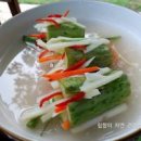 오이물김치 만드는 법 오이소박이 물김치 담그는법 물김치 이미지